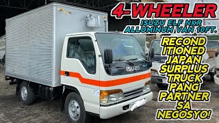 MAGKANO ANG GANITONG TRUCK 4WHEELER ISUZU ELF NKR CLOSE VAN 10FT [upl. by Imled]