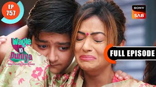 Vandana Ki Bimaari Ki Khabar  Wagle Ki Duniya  Ep 757  Full Episode  4 Sep 2023 [upl. by Taffy86]