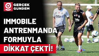 Beşiktaşın Yıldız Transferi Ciro Immobile İlk Antrenmanına Çıktı Fiziğiyle Dikkatleri Çekti [upl. by Ertsevlis]