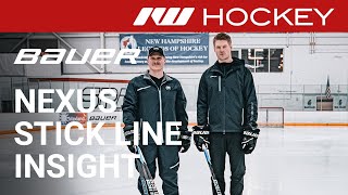 Bauer Nexus Sync Stick Line  OnIce Insight [upl. by Vasos843]