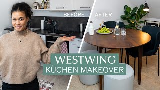 Kleine Küche einrichten amp organisieren  Tipps für ein schönes Zuhause  Makeover [upl. by Haimes972]