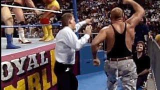 The Bushwhackers On Royal Rumble Elimination Spot [upl. by Oal288]