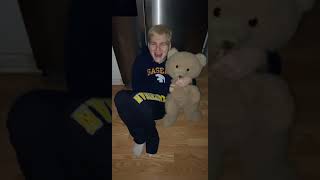 Dominic Schmidt confesses his love for his teddy bear [upl. by Assenav457]