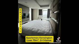 SEWA APARTEMEN KENSINGTON 2 KAMAR HUB 0817782111 [upl. by Mita]