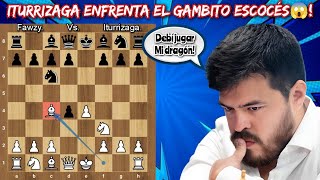 ITURRIZAGA ENFRENTA AL PODEROSO GAMBITO ESCOCÉS🇬🇧💥  Iturrizaga vs Fawzy FIDE Gran Swiss ronda 4 [upl. by Haerr613]