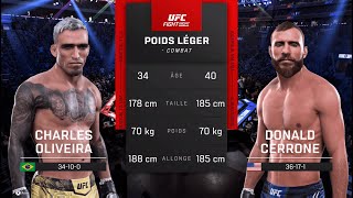 UFC Classic Charles Oliveira vs Donald Cerrone  FULL FIGHT [upl. by Nahtaj296]