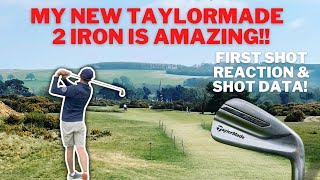 MY TAYLORMADE P790 UDI 2 IRON HAS ARRIVED DRIVING IRON TEST [upl. by Levine383]