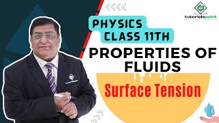 Class 11th – Surface Tension  Properties of Fluids  Tutorials Point [upl. by Wawro447]