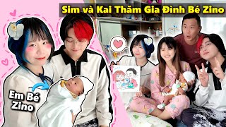 Mèo Simmy Và Kairon Lần Đầu Bế Em Bé Zino Thăm Gia Đình Chị Vê Vê Và Anh Thạc Đức [upl. by Sculley902]