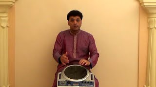 Indian Percussion 3of7 Lavani style Dholki Naal demo on Handsonic [upl. by Lrub]