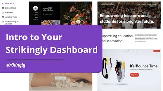 Intro to Your Strikingly Site Dashboard [upl. by Larissa100]