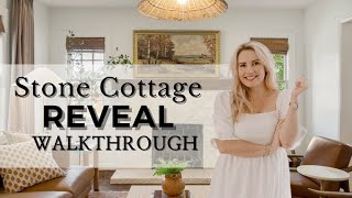 The Stone Cottage REVEAL Cottage Core Inspired Home [upl. by Segal677]