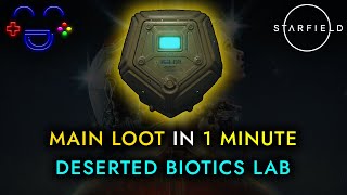 1Minute Main Loot  Deserted Biotics Lab  Starfield Guide [upl. by Indihar]