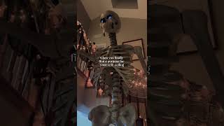 How to fit a 12 ft skeleton inside your house [upl. by Jocelyn]