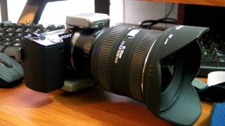 Sony NEX5 SIGMA 1020mm WIDE Angle Lens test 1080 HD [upl. by Skutchan]