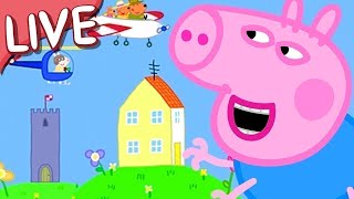 🔴 Giant Peppa Pig and George Pig LIVE FULL EPISODES 24 Hour Livestream [upl. by Finstad]