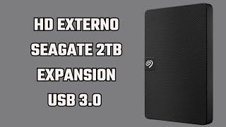 HD Externo Seagate 2TB REVIEW [upl. by Einegue]