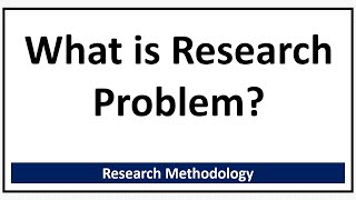 What is Research Problem [upl. by Innoc]