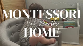 Montessori Home Tour 812 Months prepare your home using Montessori principles part 1 of 2 [upl. by Mcclimans396]