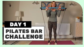 28 Day Pilates Bar Challenge Day 1 [upl. by Aimit]