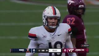 Virginia Cavaliers 56 vs 21 Virginia Tech Hokies 74  November 30 2024 [upl. by Edrock]