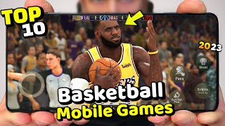 Top 10 Best OfflineOnline Basketball Games on Android  iOS [upl. by Avuha]