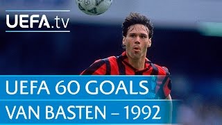 Marco van Basten v Göteborg 1992 60 Great UEFA Goals [upl. by Mcgraw]