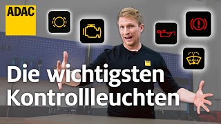 Kontroll und Warnleuchten im Auto Diese 13 Symbole solltet ihr kennen  ADAC [upl. by Mcfadden]