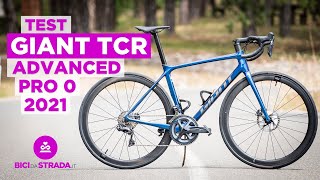 TEST  Giant TCR Advanced Pro 0 Disc 2021 [upl. by Eugenie551]