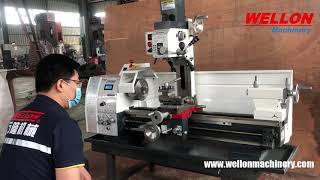 Combination turningmillingdrilling lathe machine JYP290VF [upl. by Gillette]