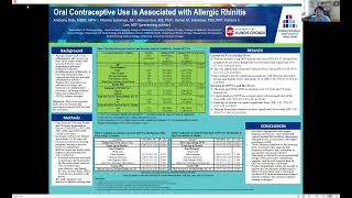 Oral contraceptive use is associated with allergic rhinitis [upl. by Rafe]