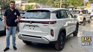 New Maruti Suzuki Grand Vitara Sigma 2023 🔥 Base Model  Rs 1070L  Detailed Walkaround Review [upl. by Annodal]