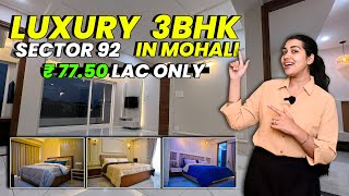 3BHK Luxurious Apartments Sector92 Mohali  Absolute Residency [upl. by Neerac]