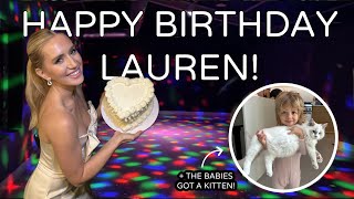 WERE BACK HAPPY BIRTHDAY LAUREN XO [upl. by Sheree722]