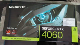 🔥😍Unboxing my First Graphics Card  GIGABYTE GEFORCE RTX 4060 Eagle OC Edition From Nvidia [upl. by Vasyuta861]