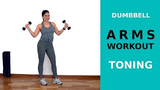 ARMS Toning Home workout  ασκησεις για χερια και ωμους γυμναστικη στο σπιτι για γυναίκες [upl. by Kapor]