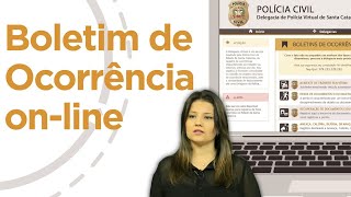 Como Fazer Boletim de Ocorrência Online Rápido e Fácil [upl. by Halika203]