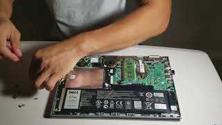 Dell Inspiron 11 series 3000 2in1 hard drive replacement [upl. by Ragg387]