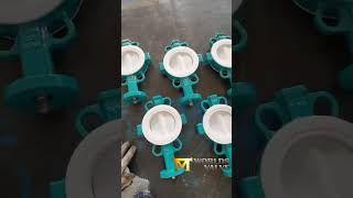 High Performance PTFE Butterfly Valve  Ultimate Corrosion Resistance valve machine worldsvalve [upl. by Erda]