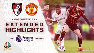 Bournemouth v Manchester United  PREMIER LEAGUE HIGHLIGHTS  4132024  NBC Sports [upl. by Bruell104]