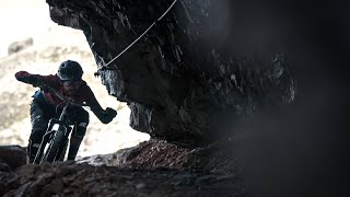 Via Ferrata on a Mountain Bike  DOLOMITES  MISSION EP4  Kilian BRON [upl. by Burman]