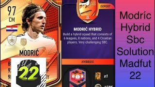 Modric Hybrid Sbc Solution MADFUT 22 Sbc Solution [upl. by Shalna]