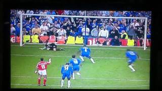 Makelele penalty Vs Charlton [upl. by Aicelf]