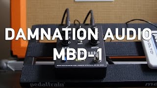 Damnation Audio  MBD1 Bass Playthrough [upl. by Aurelio]