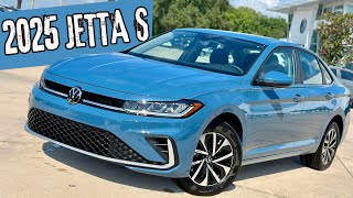 2025 Volkswagen Jetta 15T S First Look In New Monterey Blue Paint Color [upl. by Demb]