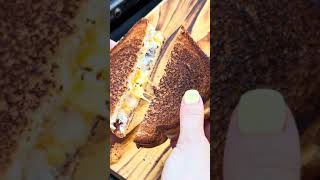 BEST Grilled Cheese with Bacon Traeger Flatrock Griddle [upl. by Enaile]