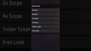 BEST DPI SENSITIVITY FOR ANDROID 👀 MOVEMENT ACCURACY 💀 shorts freefire sensitivity [upl. by Ephraim]