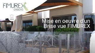 Mise en oeuvre dun Brise vue FIMUREX [upl. by Mareld]