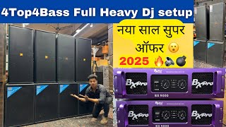 खतरनाक Dj Setup l 4Top 4Bass l Ati pro 1000w  2500w l Bx Pro 18000w Amplifier l competition Level 🫨 [upl. by Crescentia]