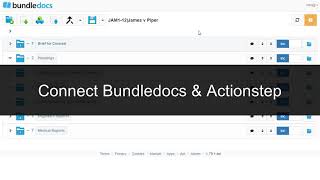 Bundledocs amp Actionstep Integration [upl. by Yojal]